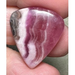 Teardrop 26x22mm Cobalt Calcite with Dolomite Cabochon 48